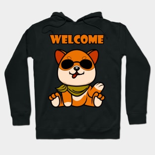 kawaii cute baby dog Hoodie